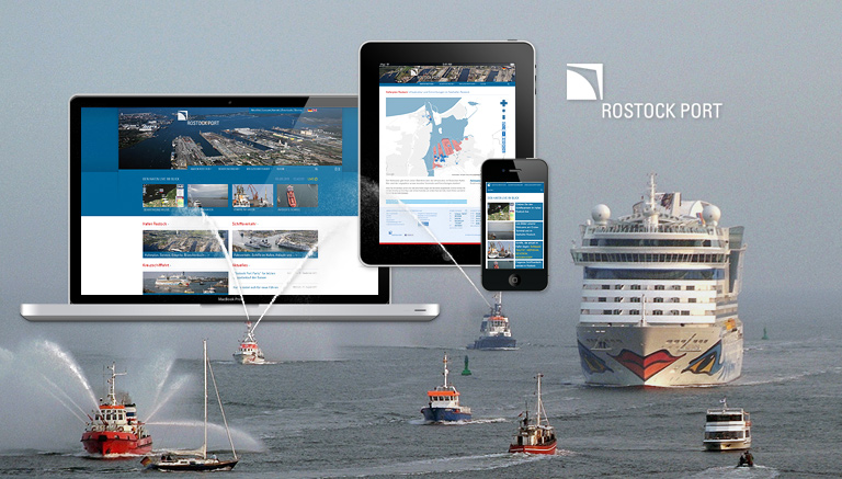 Rostock Port Website-Relaunch