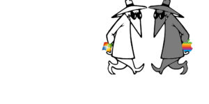 heute: der Unterschied zwischen Microsoft und Apple