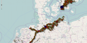 Two months with the iPhone4 , tracking map